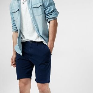 NWT Men's Express Slim Fit Stretch Shorts Size 38